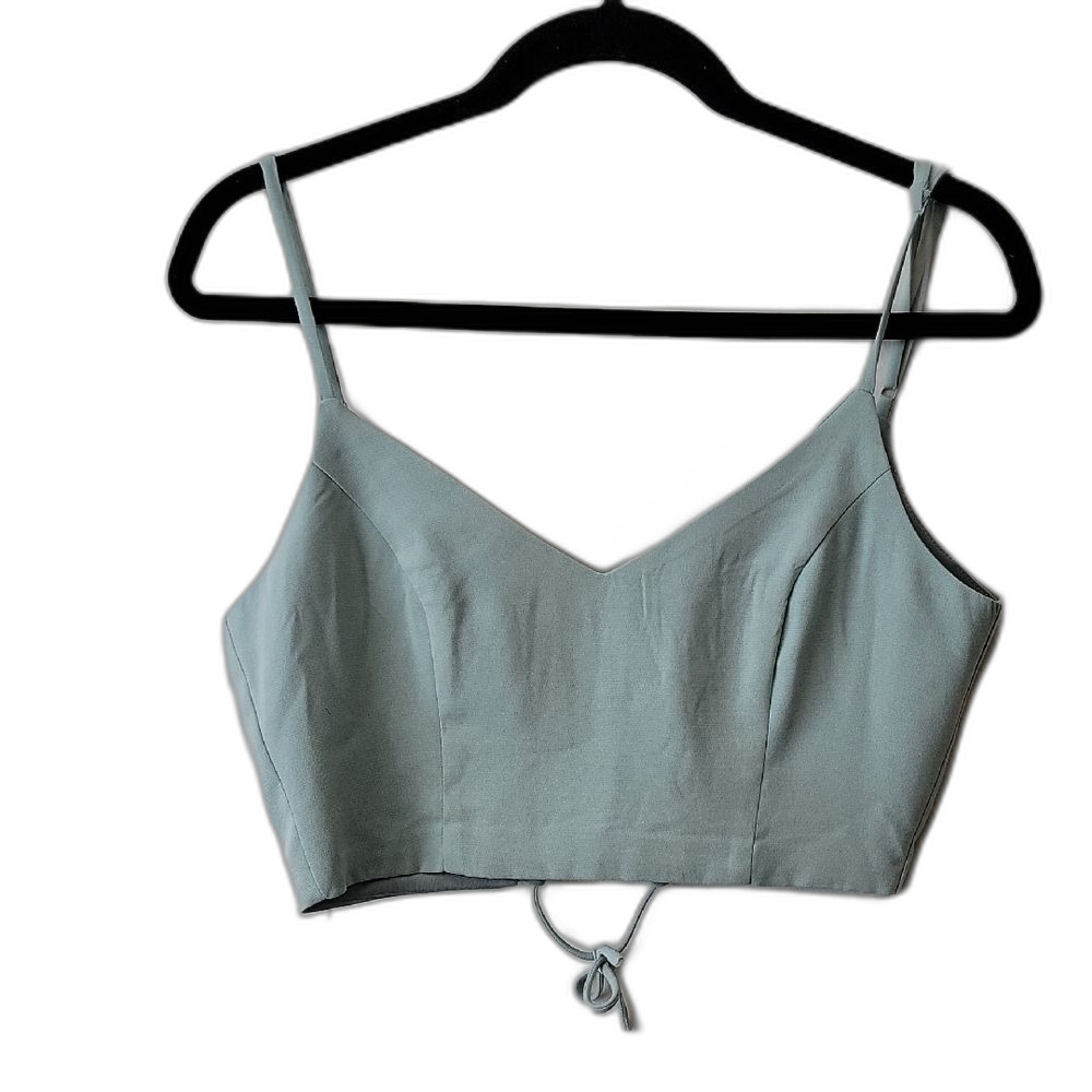 Lulu's Back Laced Bodice Crop Top